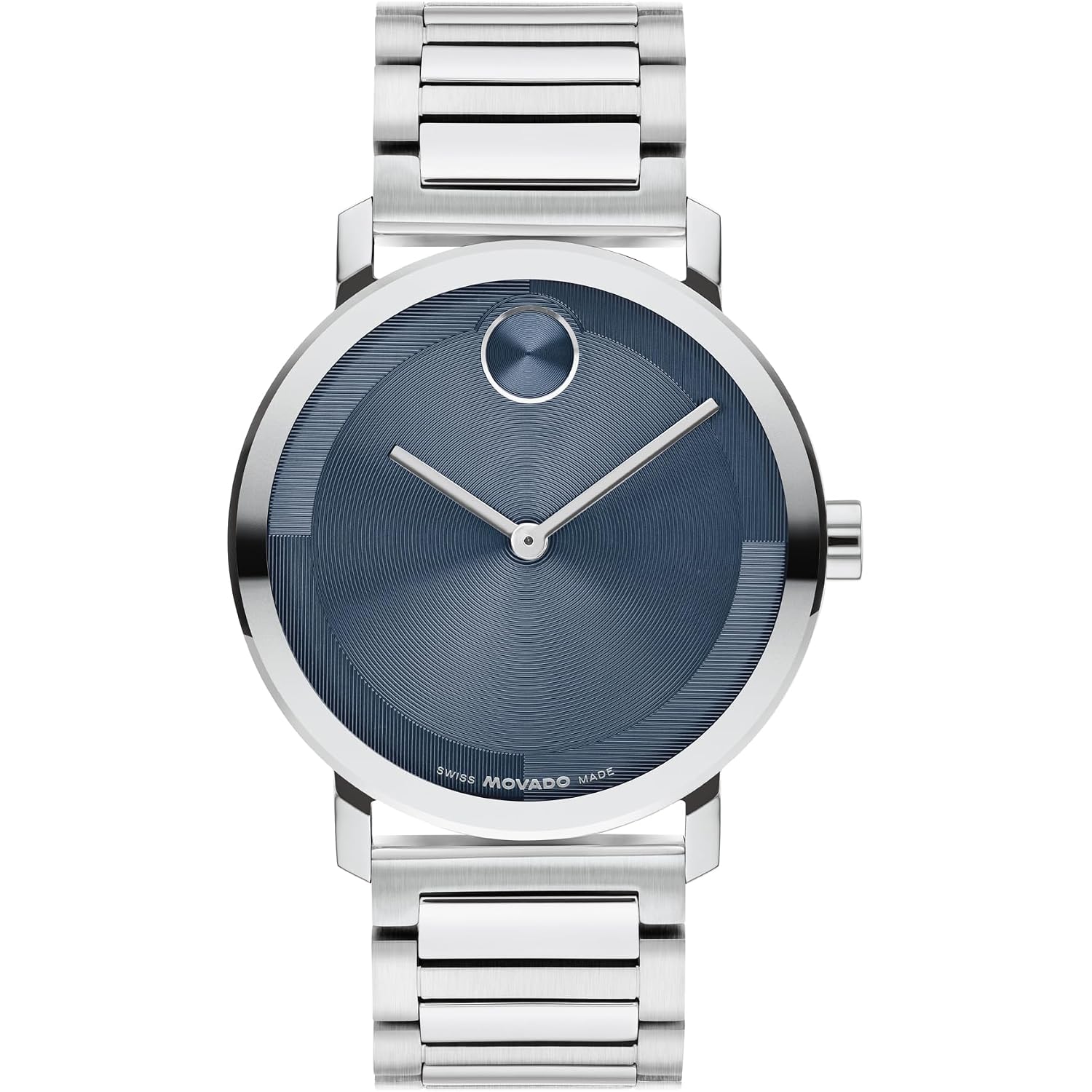 Movado Bold Evolution 2.0 Men'S Watch - Swiss Quartz Movement, Stainless Steel Mesh Bracelet - 3 Atm Water Resistance - Luxury Fashion Timepiece For Him - 40Mm