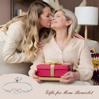 RAYSTAR Christmas Gifts for Mom, Infinity Love Bracelets for Mom, Birthday Gifts for Women Wife Mother