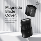 MANSCAPED® The Handyman™ Compact Face Shaver – Portable Men’s Travel Facial Hair Groomer, USB-C Rechargeable Razor, Electric Foil Face Shaver, Waterproof, Cordless, Dual-Action SkinSafe® Foil Blades