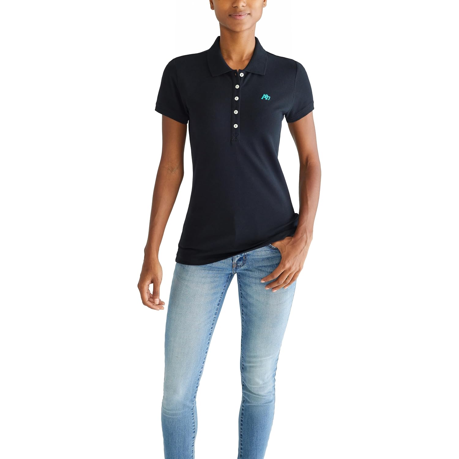Aeropostale Women'S Aero Solid A87 Polo