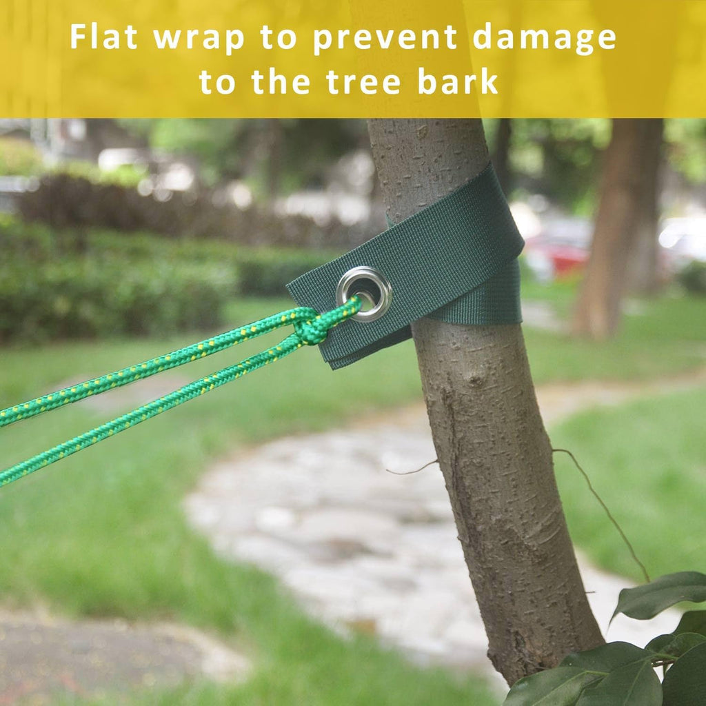 Tree Stake Kit, Heavy Duty Spiral Tree Stakes And Supports For Straightening Leaning Or Young Trees, Protects From Harsh Weather