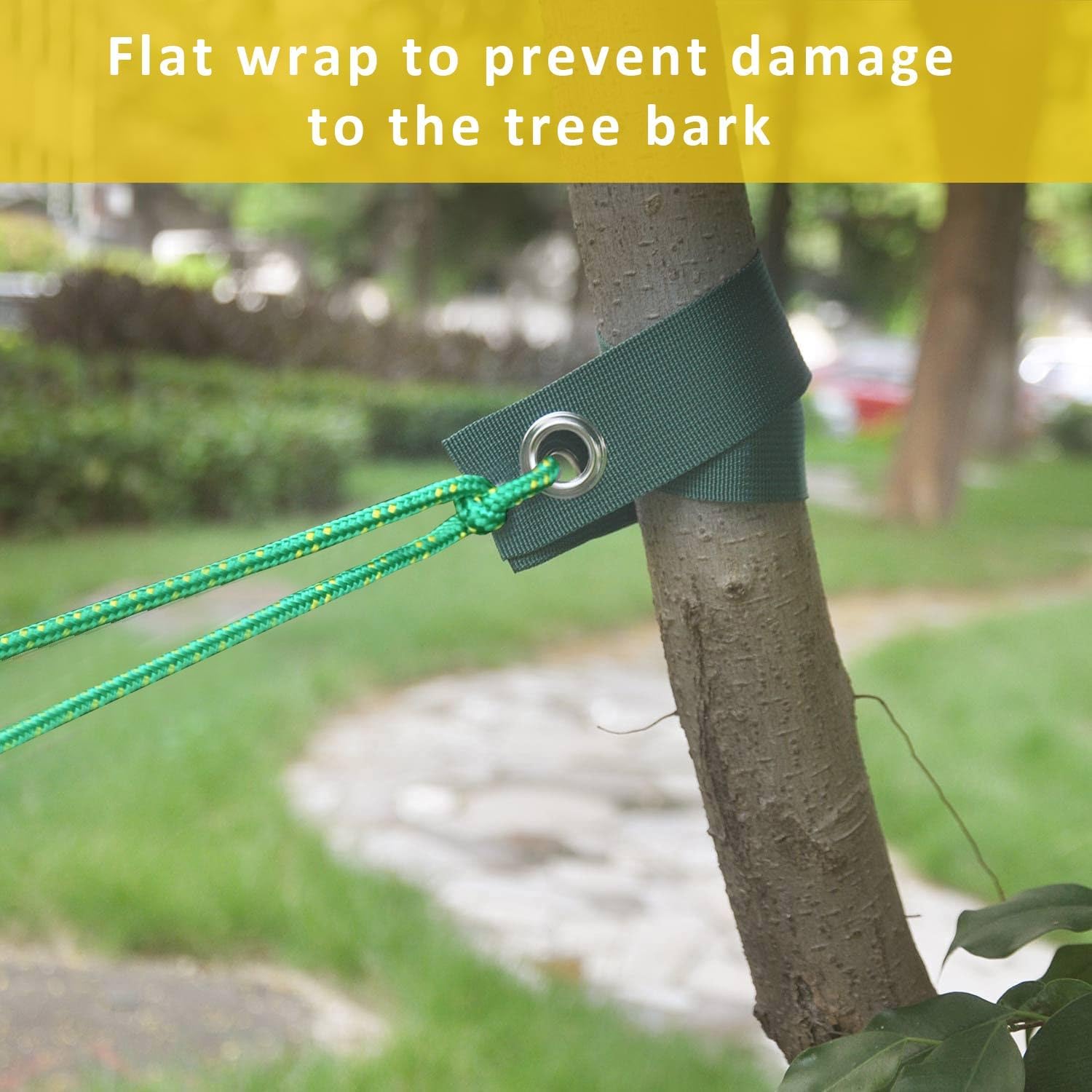 Tree Stake Kit, Heavy Duty Spiral Tree Stakes And Supports For Straightening Leaning Or Young Trees, Protects From Harsh Weather
