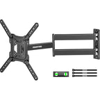 Montek Long Arm Tv Wall Mount For Most 23-65 Inch Tvs, 29 Inch Long Extension Tv Mount Swivel And Tilt, Full Motion Wall Mount Tv Bracket Fit Max Vesa 400 X 400Mm, Up To 77 Lbs