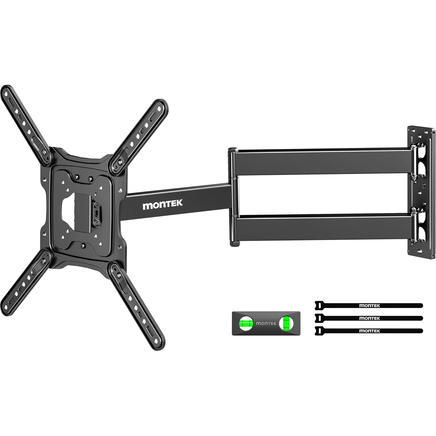 Montek Long Arm Tv Wall Mount For Most 23-65 Inch Tvs, 29 Inch Long Extension Tv Mount Swivel And Tilt, Full Motion Wall Mount Tv Bracket Fit Max Vesa 400 X 400Mm, Up To 77 Lbs