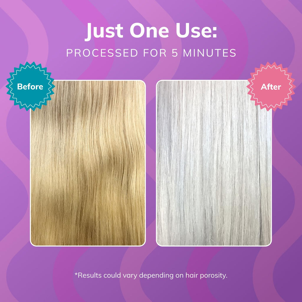 Fanola No Yellow Purple Shampoo - Purple Color Depositing Shampoo for Blondes, Bleached & Grey Hair - Formulated with Violet Pigment to Remove Brassy Tones from Hair (11.83 Fl oz)
