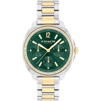 Coach Kitt Women'S Quartz Multifunction Watch, Stainless Steel Bracelet, Water-Resistant To 3Atm, Chic And Versatile Timepiece - Gift For Her, 34Mm