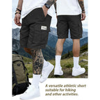 Hidkat Men'S Lightweight Cargo Shorts With Drawstring-Breathable,Comfy Casual Outdoor Shorts For Hiking Gym Workout