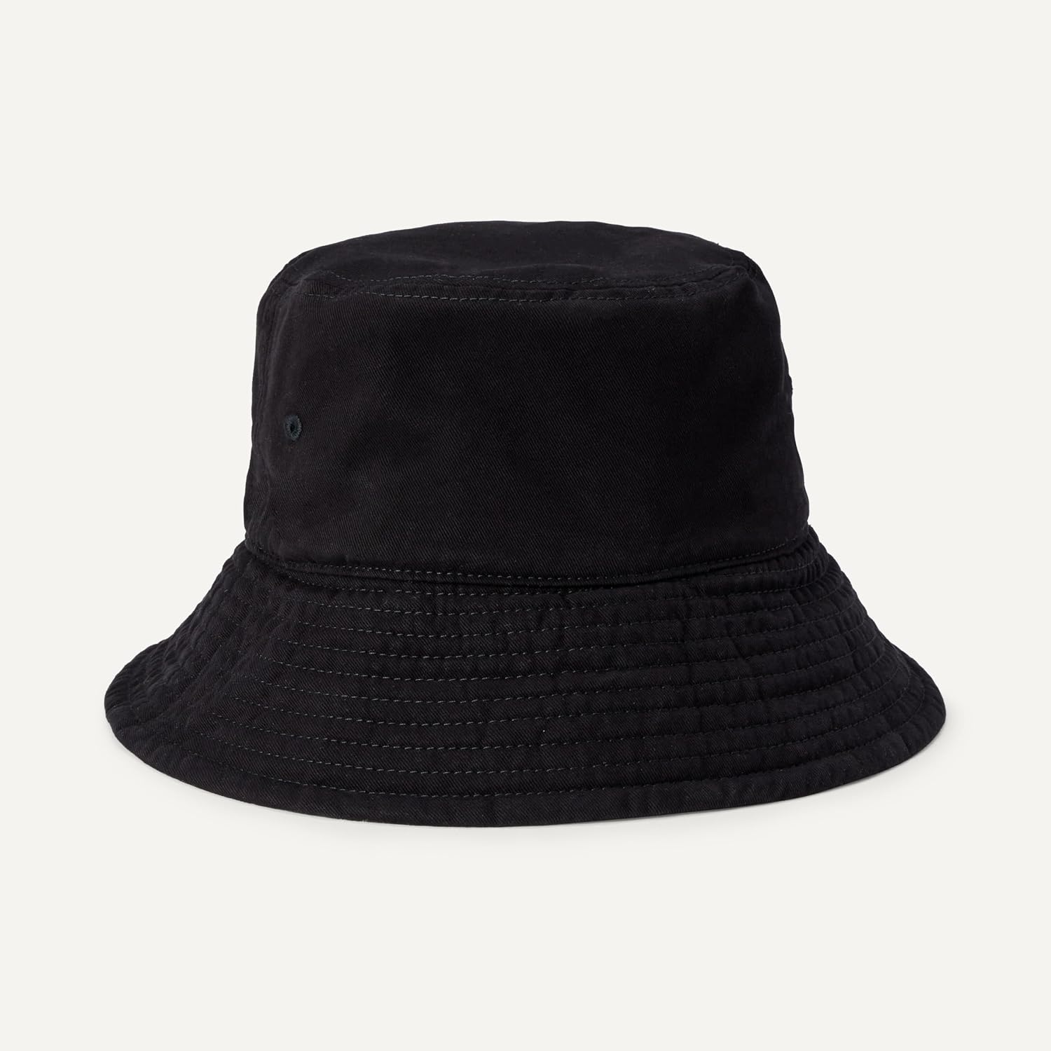 Amazon Essentials Women's Washed Cotton Bucket Hat Black
