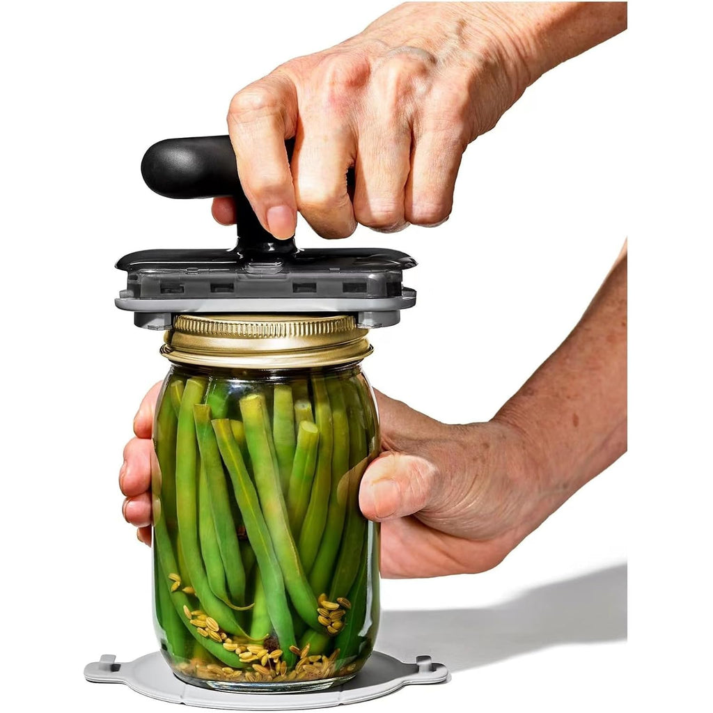 1Pc Adjustable Jar And Bottle Opener - Smoothly Adjustable Design, Comfortable Easy-Grip Handle, Multifunctional For Various Containers, Reliable Manual Can Opener For Hassle-Free Effortless Access