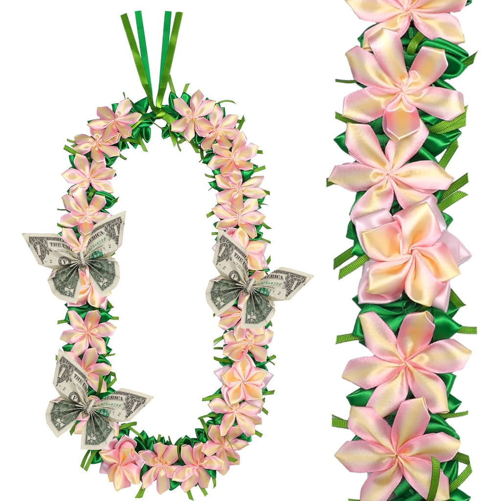 Knitgrip 47 Inch Class of 2026 Graduation Lei Hawaiian Nut Lei 2026 Kukui Nuts Necklace for Women Men Graduation Ceremony