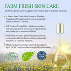 Aloderma Aloe Vera Gel Made Within 12 Hours Of Harvest With 96% Pure Organic Aloe Vera For Skin, Scalp, & Hair, Soothing Aloe Face Moisturizer, Multipurpose, Hydrating Aloe Gel, 7.05Oz