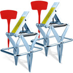 2 Pack Mole Traps,Galvanized Steel Scissor Trap,Reusable Mole Trap Killer,Easy Set Trap For Lawns