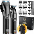 Novah® Professional Hair Clippers For Men, Professional Barber Clippers And Trimmer Set, Mens Cordless Hair Clipper For Barbers Haircut Kit Fade