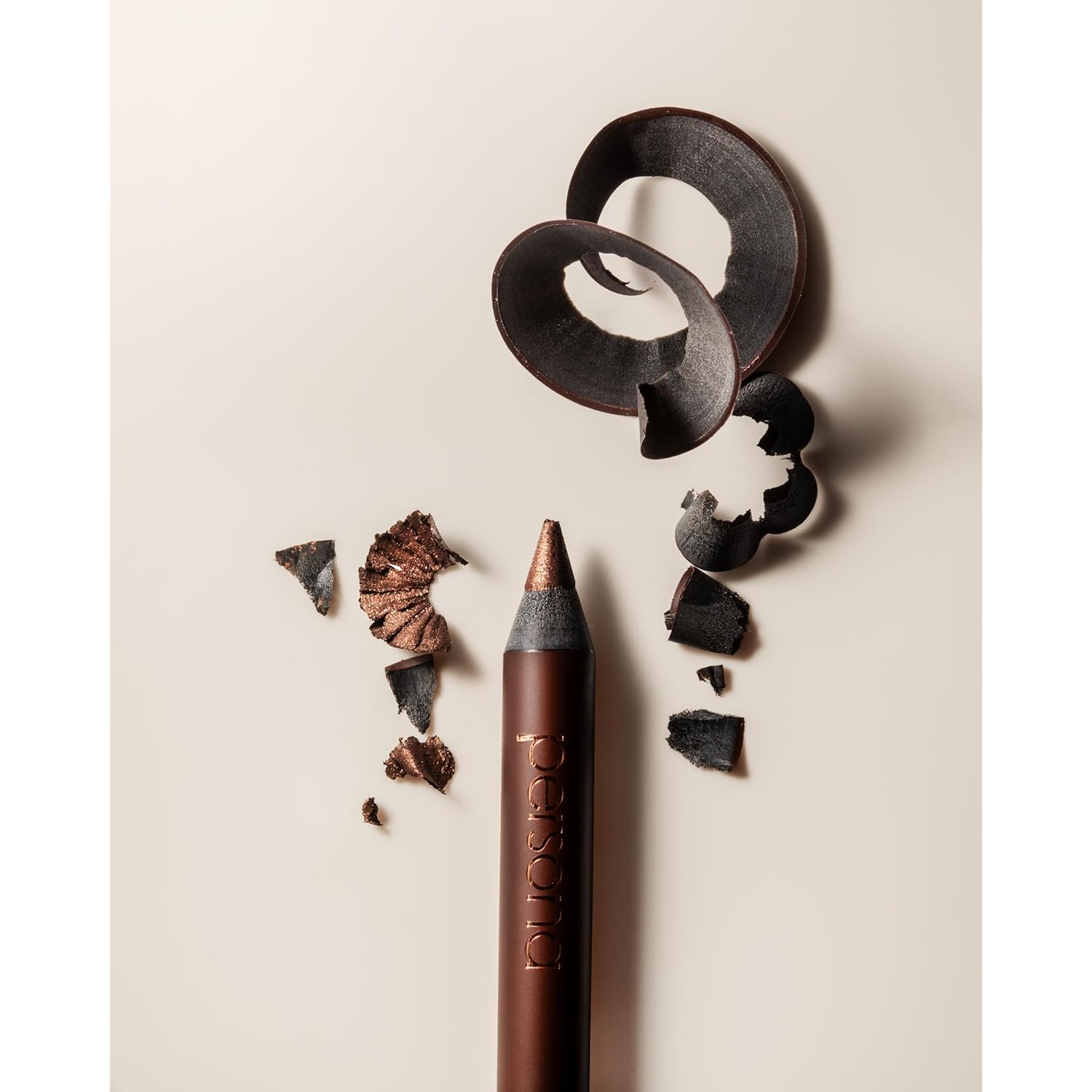 PERSONA 24HR Chocolate Waterproof Eyeliner Pencil | Creamy, Smudgeable Pencil for Lash Line & Waterline | All-Day to All-Night Wear | Vegan, Cruelty-Free, Paraben-Free | Made in USA