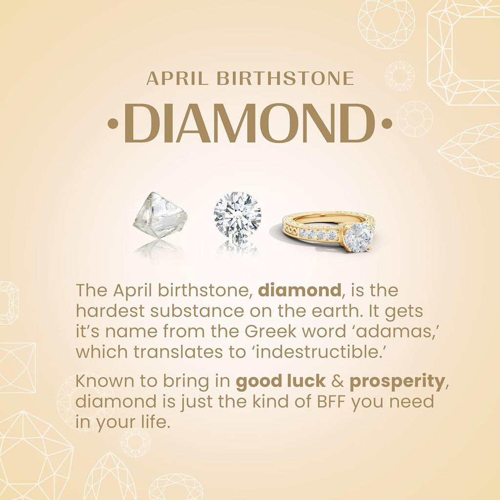Angara Diamond Heart Necklace with Infinity Loop in 14K Solid Gold/Platinum | Natural Diamond Pendant for Women | April Birthday, Anniversary Jewelry Gift