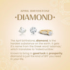 Angara Diamond Heart Necklace with Infinity Loop in 14K Solid Gold/Platinum | Natural Diamond Pendant for Women | April Birthday, Anniversary Jewelry Gift