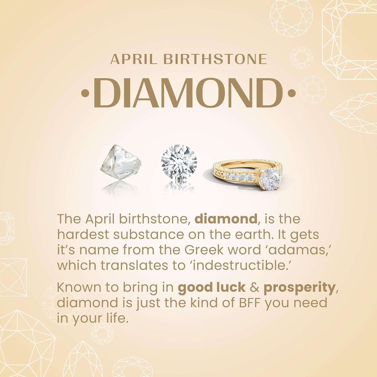 Angara Diamond Heart Necklace with Infinity Loop in 14K Solid Gold/Platinum | Natural Diamond Pendant for Women | April Birthday, Anniversary Jewelry Gift