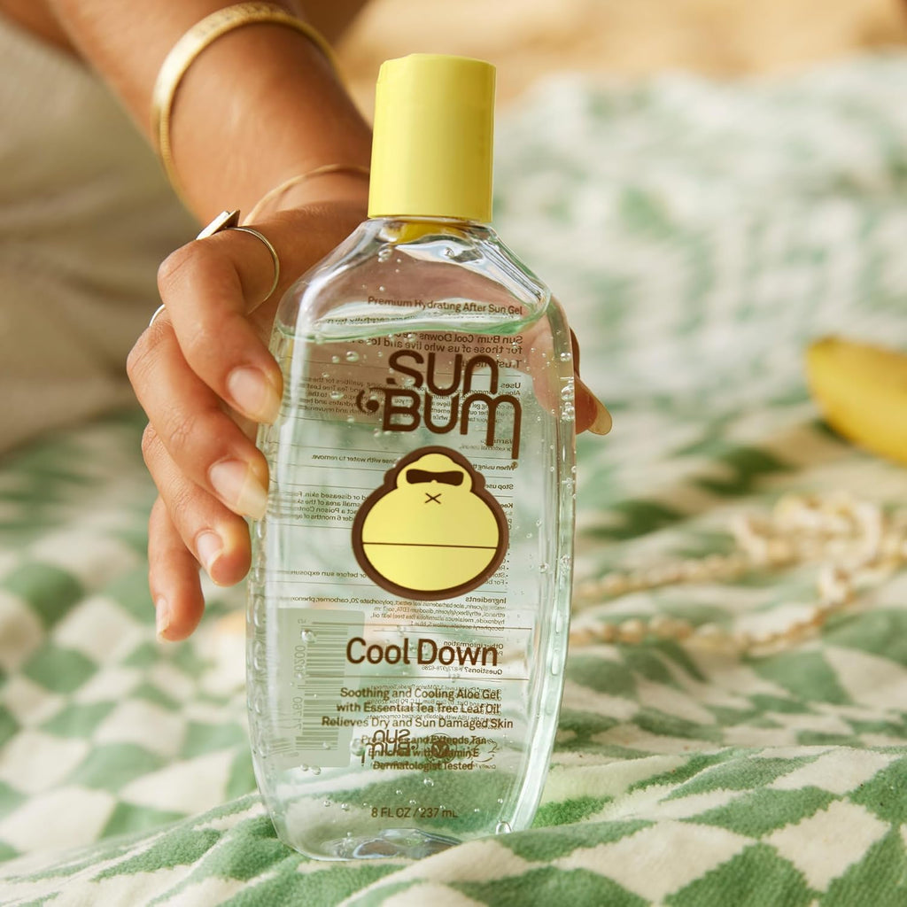 Sun Bum Cool Down Aloe Vera Gel - Vegan After Sun Care To Soothe And Hydrate Sunburn - 8 Oz