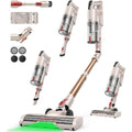 Cordless Vacuum Cleaner 550W 45Kpa, 50Mins Stick Vacuum Cordless Rechargeable With 90° Folding Tube, Adjustable Height, Anti-Tangle Brush, Wall-Mount, Handheld Vacuum Cleaner For Home/Pet Hair/Floors