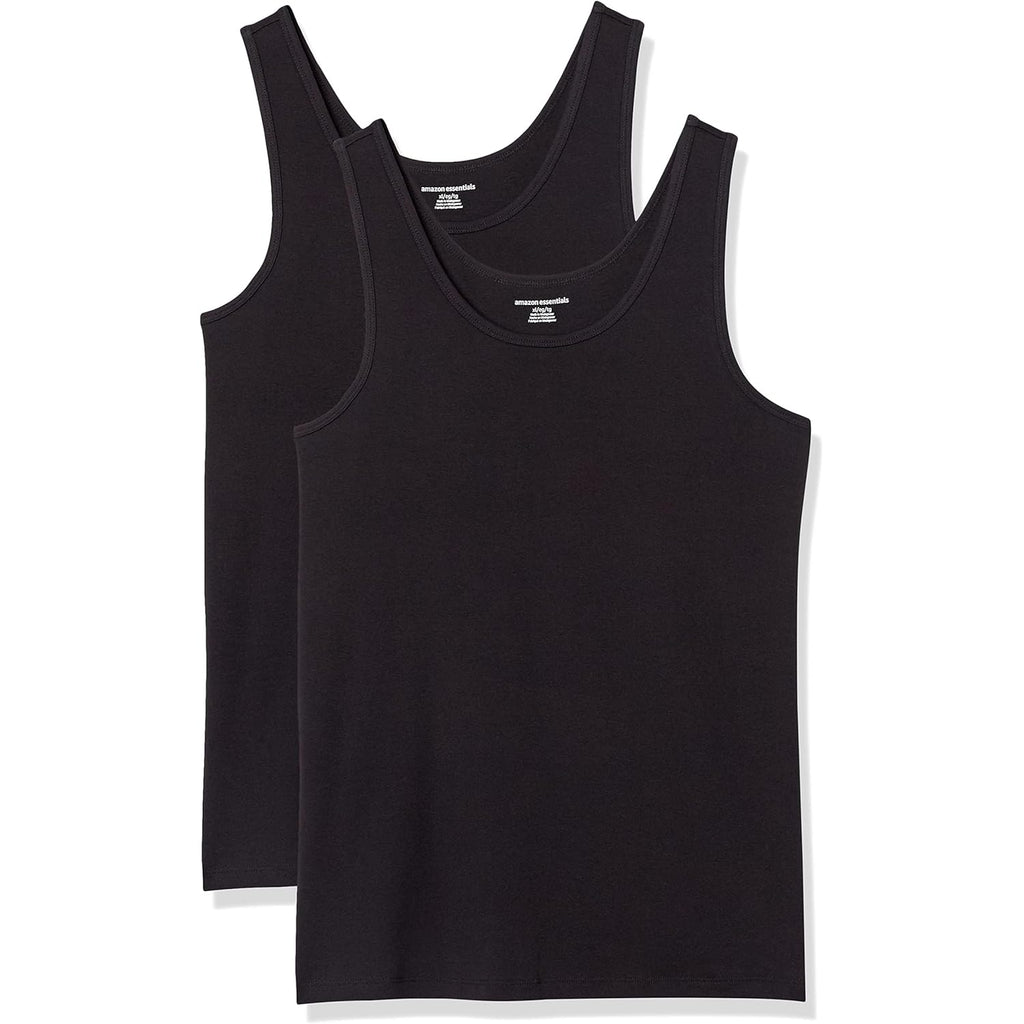Women's Slim-Fit Scoop Neck Tank Top, Pack of 2