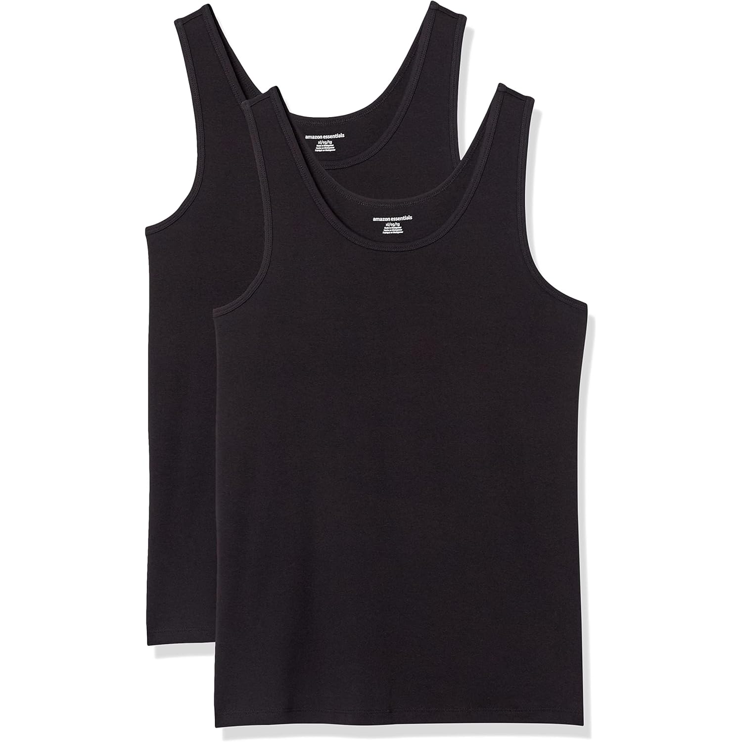 Women's Slim-Fit Scoop Neck Tank Top, Pack of 2
