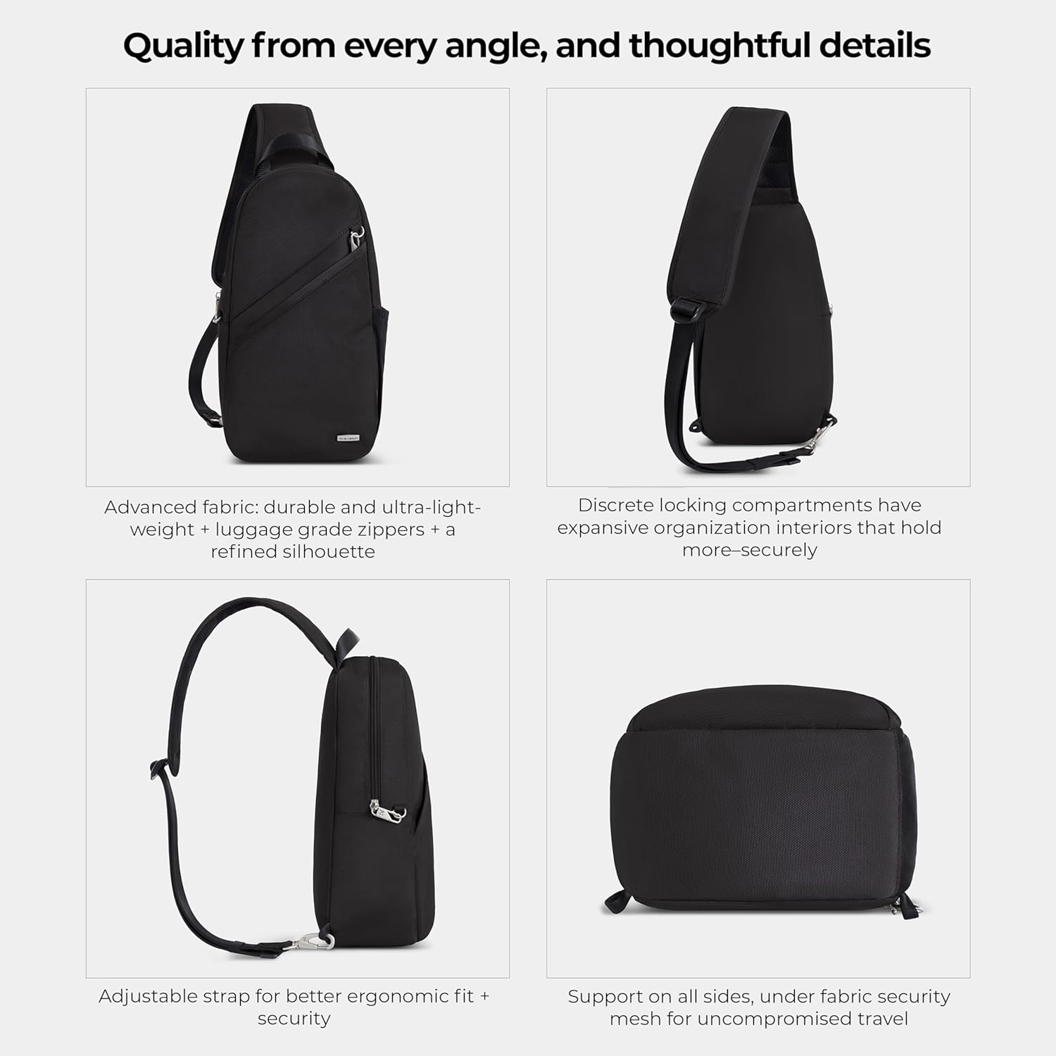Travelon Anti-Theft Classic Sling Bag
