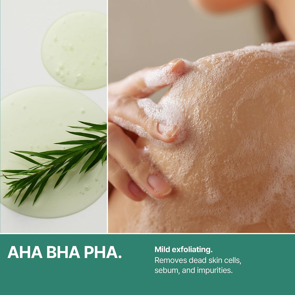Some By Mi Aha Bha Pha 30 Days Miracle Acne Clear Body Cleanser 13.5Oz – Salicylic Acid & Tea Tree Acne Body Wash – Deep Cleansing, Sulfate & Paraben Free Korean Skin Care
