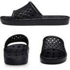 Litfun Shower Shoes For Women Non-Slip Quick Dry Shower Slippers Lightweight Pool Sandals With Drain Holes For College Dorm, Beach, Bathroom & Gym