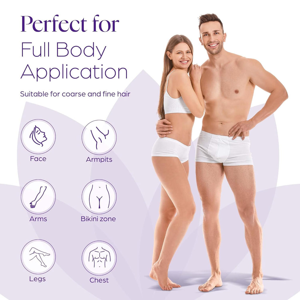765 Professional Wax Strips for Waxing – Tear-Resistant Fabric Hair Removal Strips – 225 Large & 540 Small – Reusable for Warm Wax & Sugar Paste – Face, Body & Intimate Areas