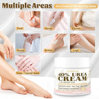 40% Urea Cream for Feet – Maximum Strength Foot Cream for Dry Cracked Heels & Calluses, Deep Softening Heel Repair, Urea Lotion for Body Hydration, Fast-Absorbing Foot Moisturizer for Rough Skin