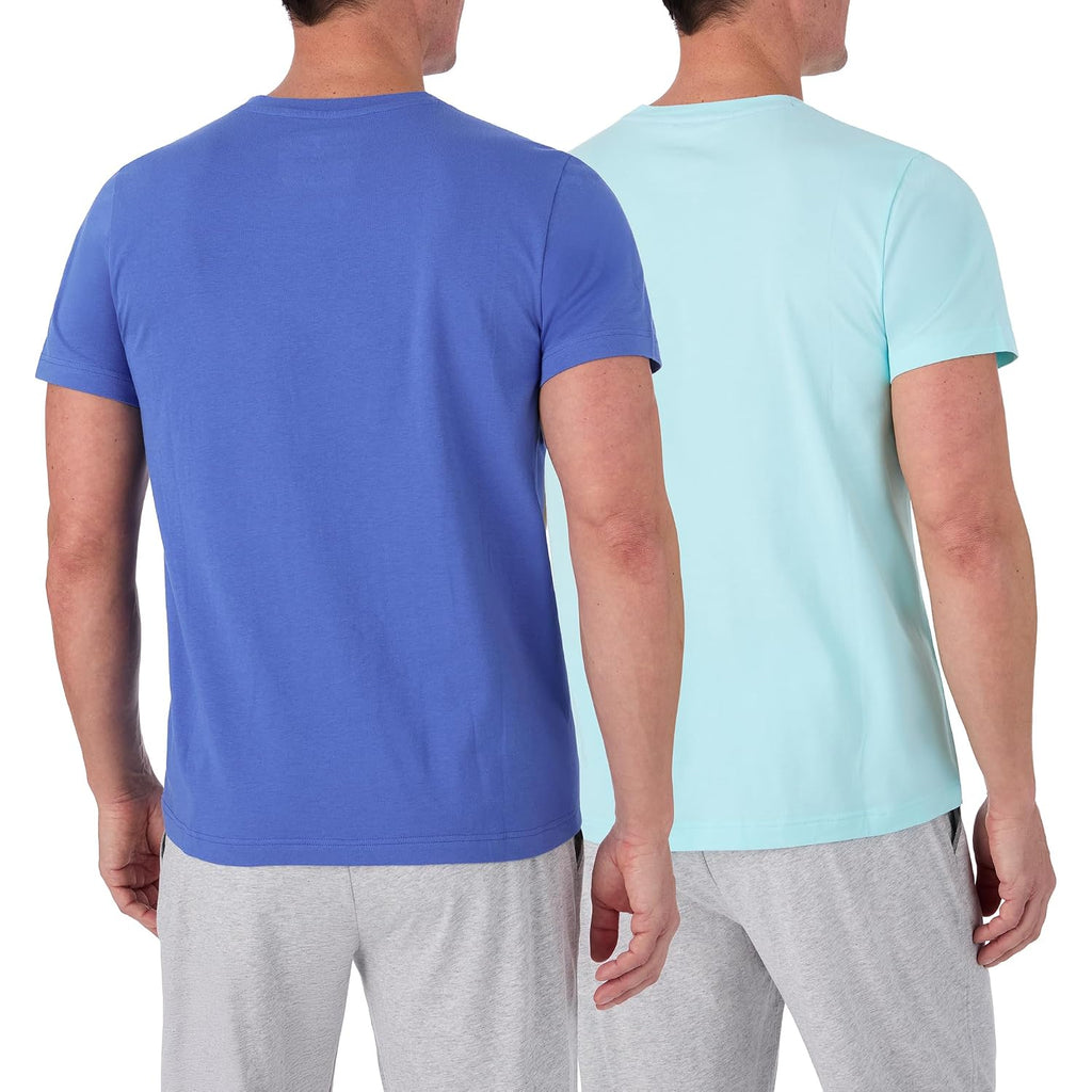 Tommy Bahama - Men'S Essential 2 Pack T Shirts, Short Sleeve Crew Neck Stretch Jersey Top For Sleep Or Lounge