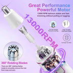 Nose Hair Trimmer for Women,USB Rechargeable Ear and Nose Trimmer,2026 Professiona 2 in 1 Painless Eyebrow & Facial Hair Trimmer Remover,IPX7 Waterproof,Portable Nasal Hair Clipper,Dual-Edge Blades