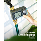 Rainpoint Sprinkler Timer With Brass Inlet & Outlet, Programmable Hose Timer For Garden Soaker Hose, Watering Timer With Rain Delay/Manual Watering System, Digital Drip Irrigation For Yard, Lawn