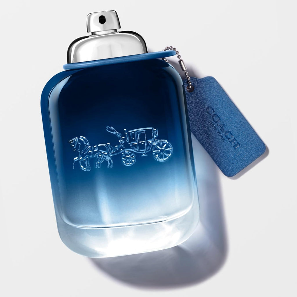 Coach Blue Eau de Toilette - Men's Fragrance - Fougere Watery - With notes of Lime Oil, Ozone Accord & Amber