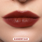 Profusion Cosmetics Lip Glaze Tinted Lip Gloss - Hydrating Lip Stain with Vitamins A & E, Buildable Color, Long Wearing Glossy Finish with Non-Sticky Formula, 7 Stunning Shades (Blackberry Glaze)