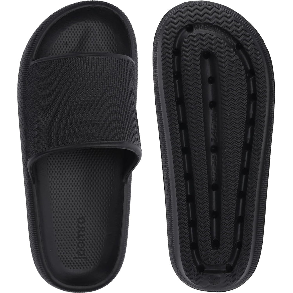 Joomra Pillow Slippers For Women And Men Non Slip Quick Drying Shower Slides Bathroom Sandals | Ultra Cushion | Thick Sole