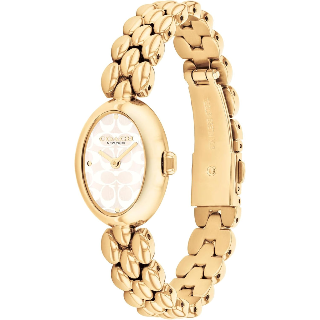 Coach Women'S Sammy 2H Quartz Bracelet Watch, 22.5Mm Petite Oval Case, Premium Fashion, Everyday Wear - Gift For Her