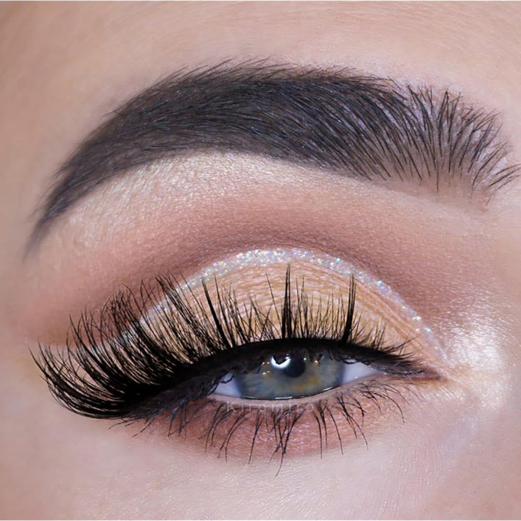 Fox Eye Lashes Wispy Faux Mink Lashes Volume Fairy Cat Eye Lashes That Look Like Extensions Spiky Fake Eyelashes 20Mm Long Lash With Spikes