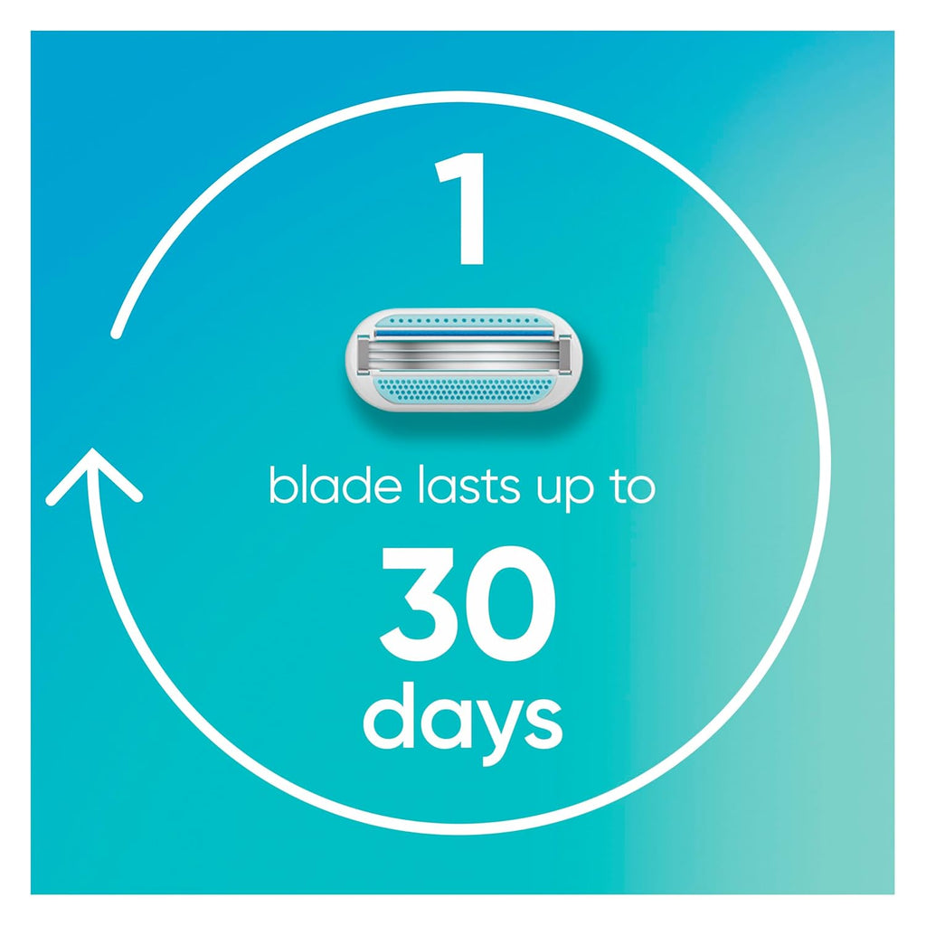 Gillette Venus Smooth Womens Razor Blade Refills, 8 Count, Lubracated to Protect the Skin from Irritation