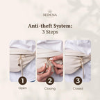 Anti Pickpocket Bag - Ivory Rfid Crossbody Bag For Travel, Adjustable Strap Multiple Compartments Anti Theft Crossbody Bags For Women Travel Size Essentials Crossbody Bags For Women Large Size