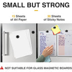 30Pcs Fridge Magnets Refrigerator Magnets Strong For Pictures, Black | For Pictures Refrigerator Whiteboard Classroom Office Locker