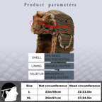 Unisex Winter Trapper Hat Cold Proof Keep Warm Hat with Ear Flaps