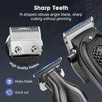 Hiena Professional Hair Clipper Set & Trimmer Kit For Men, Rechargeable Cordless Barber Clippers For Hair Cutting, Haircut Clippers, Gift For Men