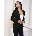 Women'S Blazer Business Casual Lapel Collar Long Sleeve Open Front Work Office Suit Jackets Blazer, S-Xl