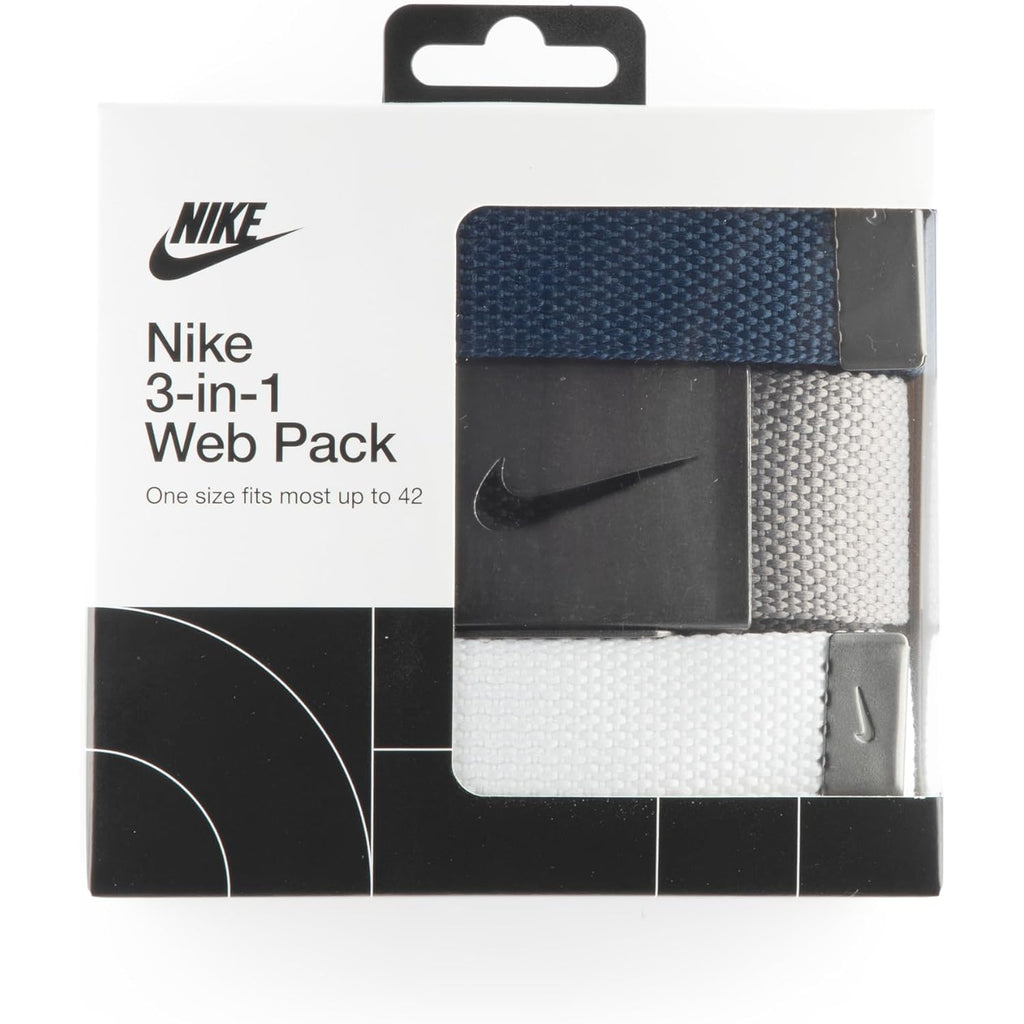 Nike Men'S 3 Pack Web Belt