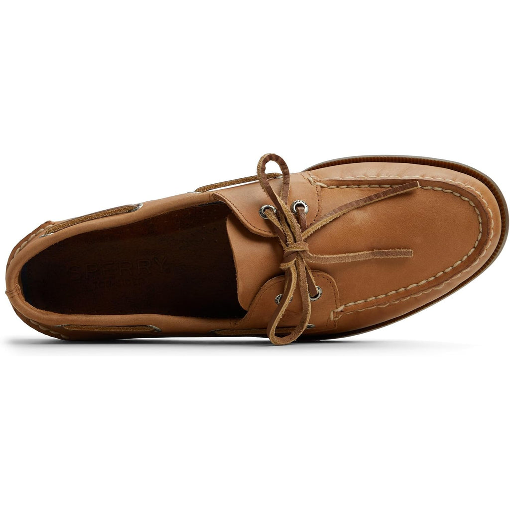 Sperry Men'S Authentic Original 2-Eye Leather Boat Shoe, Royal Brown, 9