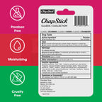 Chapstick Lip Care Set, Classic Collection 3-Pack – Spearmint, Cherry, And Strawberry Lip Balm, 0.15 Oz Ea
