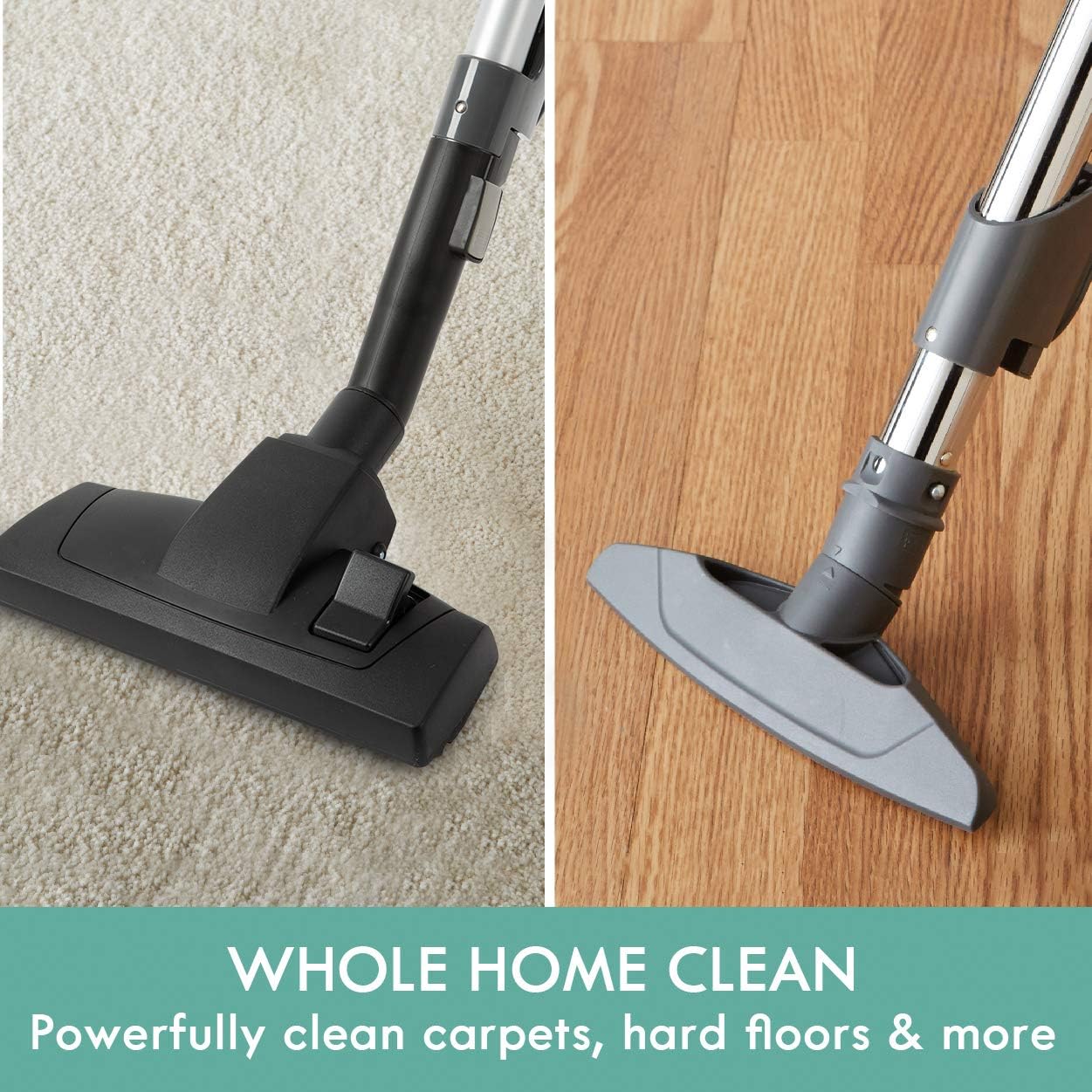 Kenmore Bc2005 Pet Friendly Lightweight Bagged Canister Vacuum Cleaner With Extended Telescoping Wand, Hepa Filter, Retractable Cord, And 2 Cleaning Tools