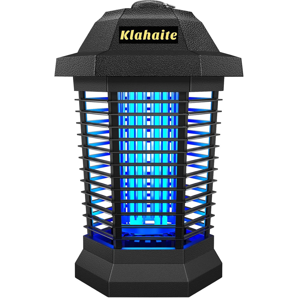 Bug Zapper Outdoor, Electric Mosquito Zapper, Fly Zapper Indoor Fly Traps, Mosquito Repellent Outdoor Patio & Backyard Covers 1/2 Acre, 4200V 3 Prong Plug, Abs Fireproof Plastic Outer