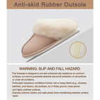 Donpapa Womens Slippers With Memory Foam Fluffy Soft Warm Slip On House Slipper Anti-Skid Cozy Plush For Indoor Outdoor